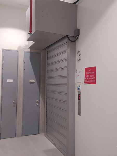 EN欧标钢质防火隔热2H卷帘门 EN钢质防火卷帘门