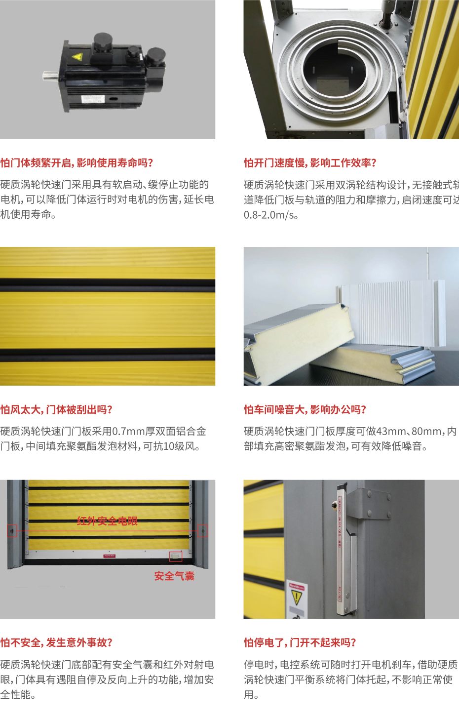 硬质快速门特性 硬质快速门特性