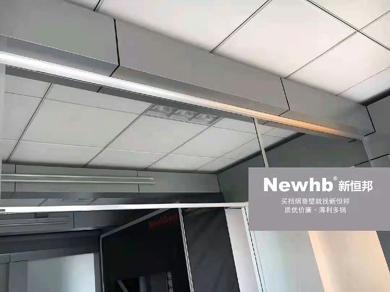 防火透明玻璃挡烟垂壁 防火透明玻璃挡烟垂壁