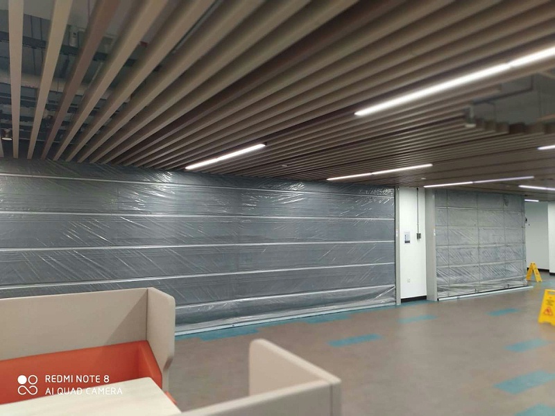 无机折叠提升防火卷帘门 无机折叠提升防火卷帘门