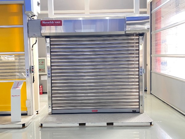 不锈钢电动卷帘门走进黄石群立电子科技有限公司